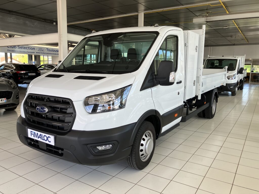 Leasing utilitaire professionnel Ford Transit benne auto entrepreneurs et sociétés sans bilan FIMALOC à Toulouse et Occitanie - Montpellier Nîmes Perpignan....